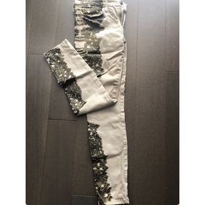 Joes Jeans with Gold and Black Designs Size 28